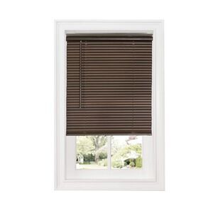 Window Blinds: GII Cordless Deluxe Sundown Darkening Mahogany, 46" x 64"